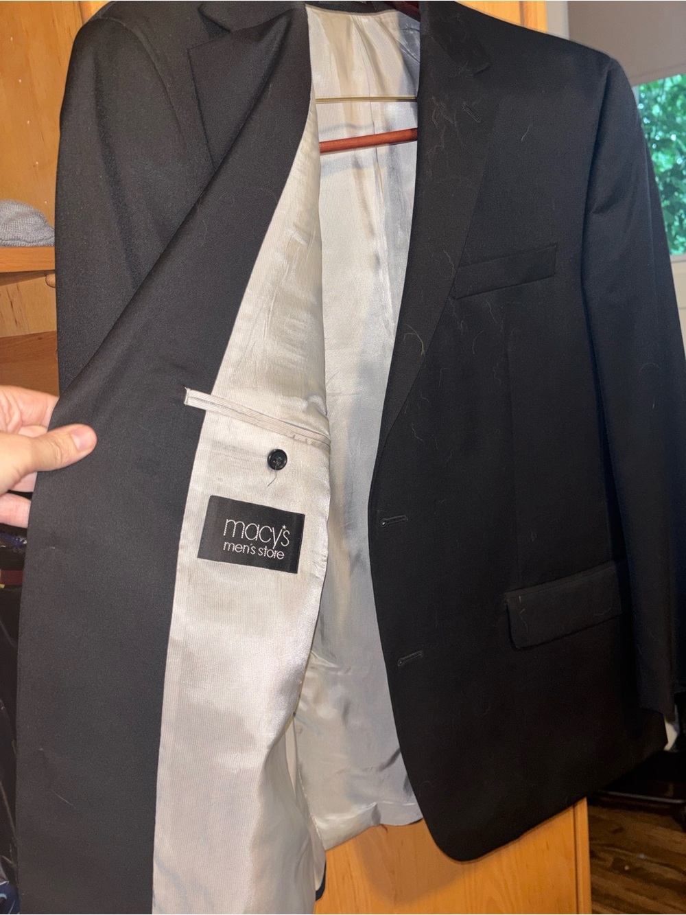 Macy's Black Men's suit